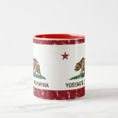 Yosemite California, zeer zwaar Tweekleurige Koffiemok (Center)