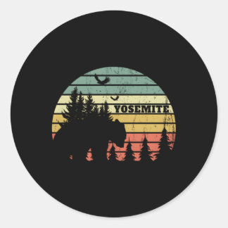 Yosemite Camg Ronde Sticker