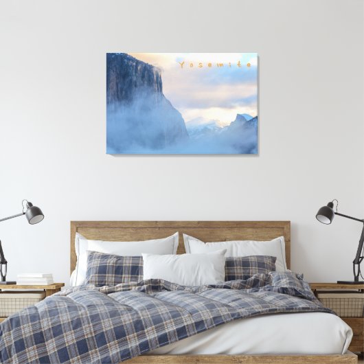 Yosemite Canvas Afdruk (Insitu (Slaapkamer))