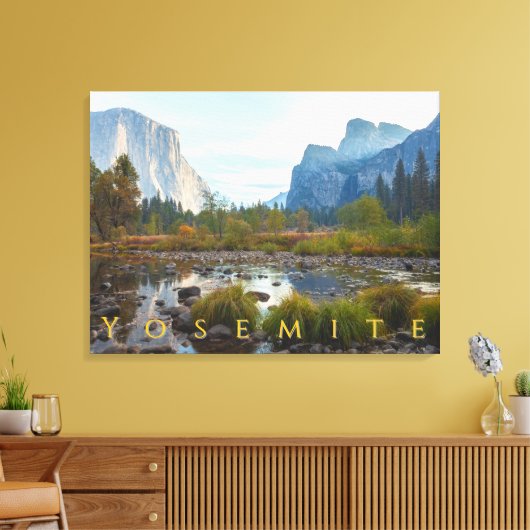 Yosemite Canvas Afdruk (Insitu (Woonkamer))