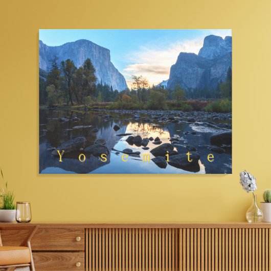 Yosemite Canvas Afdruk (Insitu (Woonkamer))