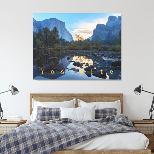 Yosemite Canvas Afdruk (Insitu (Slaapkamer))