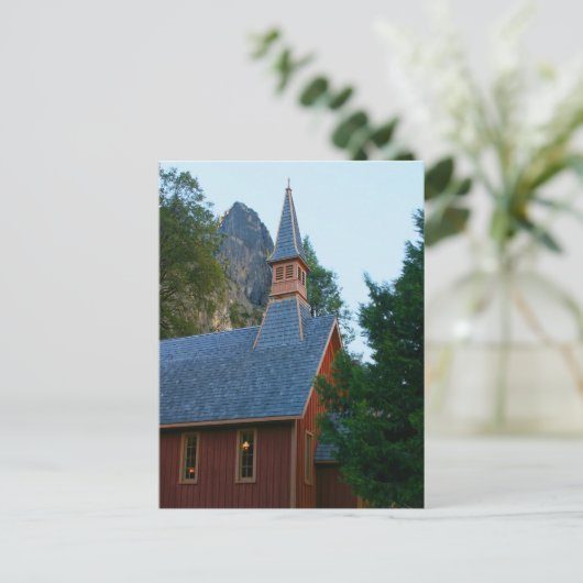 Yosemite Chapel Briefkaart (Staand voorkant)