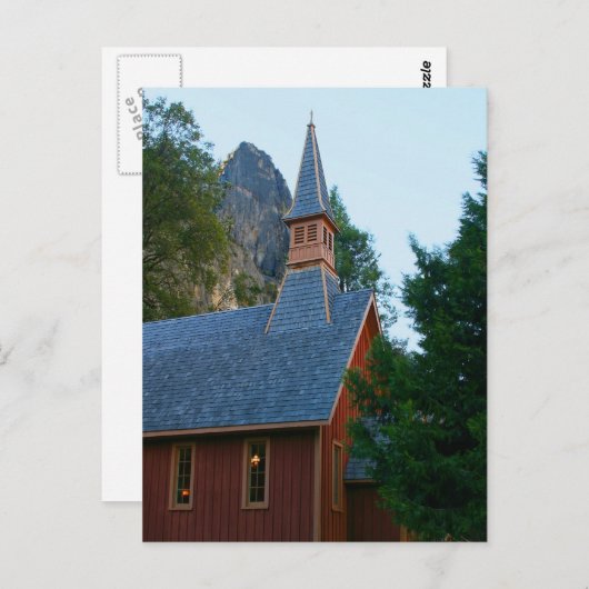 Yosemite Chapel Briefkaart (Voorkant / Achterkant)