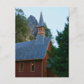 Yosemite Chapel Briefkaart (Voorkant)