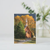 Yosemite Chapel (oktober) Producten voor Californi Briefkaart (Staand voorkant)