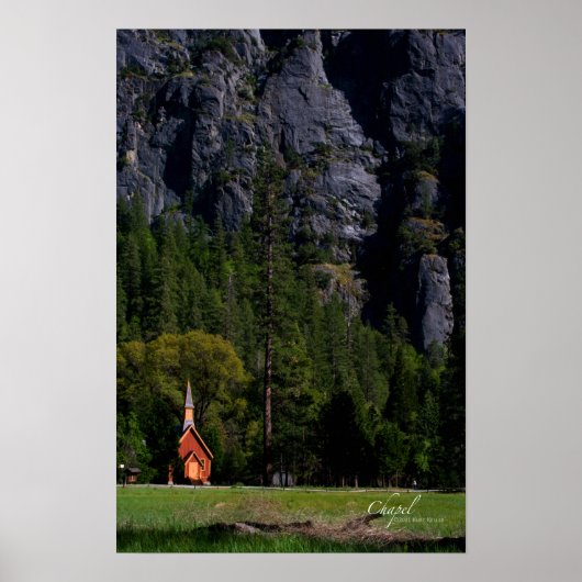 Yosemite Chapel Poster (Voorkant)