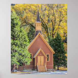 Yosemite Chapel Poster