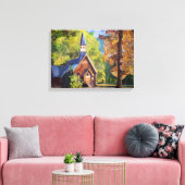 Yosemite Chapel Verpakt Canvas Afdruk (Insitu (Woonkamer))