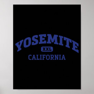Yosemite College Style Rock-klimaatontwerp Poster