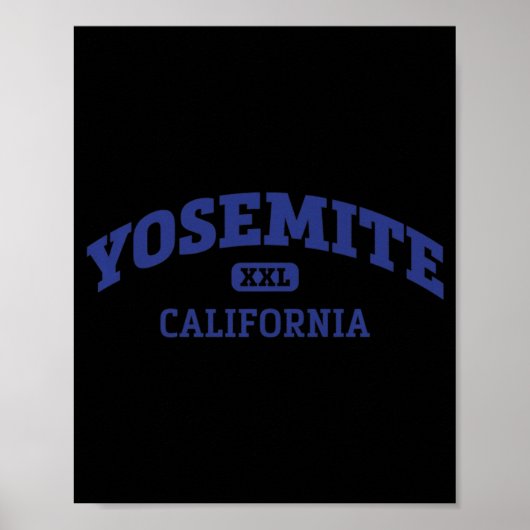 Yosemite College Style Rock-klimaatontwerp Poster (Voorkant)