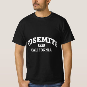 Yosemite College Style Rock-klimaatontwerp T-shirt