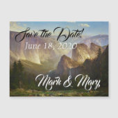Yosemite Domt Herfsten Save the Date Magnetic Card (Voorkant)