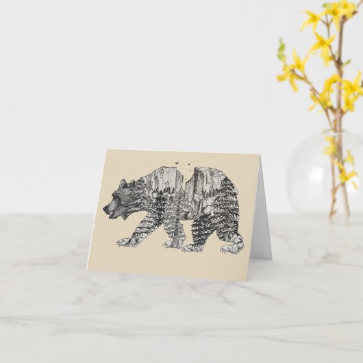 Yosemite draagt kaart (Gele Bloem)