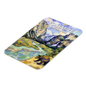 Yosemite El Capitan Bear Tunnel View Van Gogh Kuns Magneet (Linkerzijde)