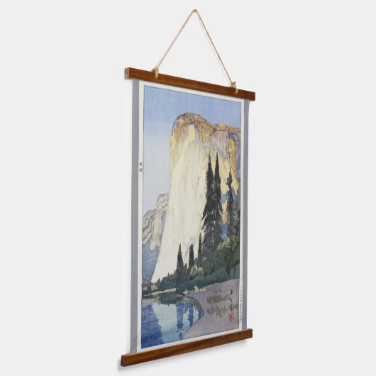 Yosemite, El Capitan, Hiroshi Yoshida Hangend Wandkleed (Gebogen)