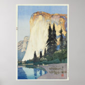 Yosemite, El Capitan, Hiroshi Yoshida Poster (Voorkant)
