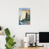 Yosemite, El Capitan, Hiroshi Yoshida Poster (Thuiskantoor)