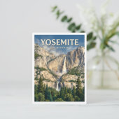 Yosemite Falls Briefkaart (Staand voorkant)