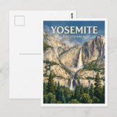 Yosemite Falls Briefkaart (Voorkant / Achterkant)