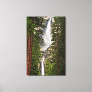 Yosemite Falls, Californië Canvas Afdruk