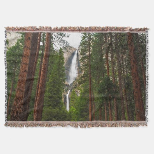 Yosemite Falls door het bos Deken (Voorkant)
