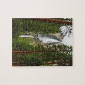 Yosemite Falls door het bos Legpuzzel (Horizontaal)