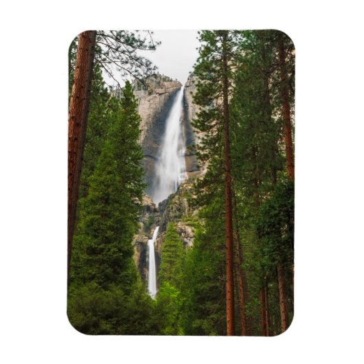 Yosemite Falls door het bos Magneet (Verticaal)