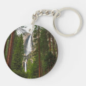 Yosemite Falls door het bos Sleutelhanger (Achterkant)