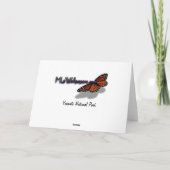 Yosemite Falls II Bedankkaart (Achterkant)