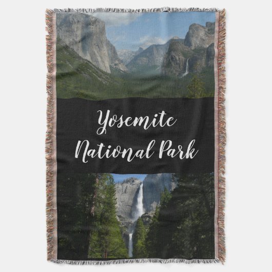 Yosemite Falls II vanuit Yosemite National Park Deken (Voorkant Verticaal)