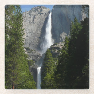 Yosemite Falls II vanuit Yosemite National Park Glazen Onderzetter
