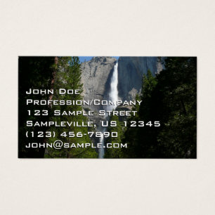 Yosemite Falls II vanuit Yosemite National Park Visitekaartje