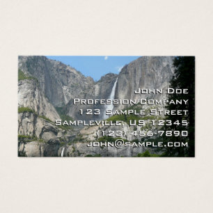 Yosemite Falls III vanuit Yosemite National Park Visitekaartje