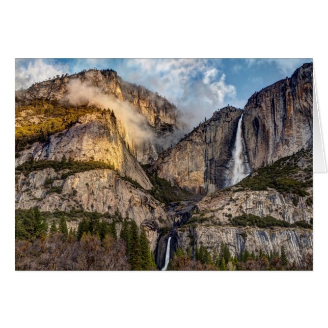Yosemite Falls landschap, Californië (Voorkant Horizontaal)