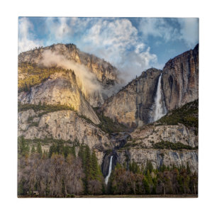 Yosemite Falls landschap, Californië Tegeltje