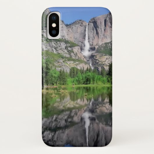 Yosemite Falls-weerkaatsing Case-Mate iPhone Case (Achterkant)
