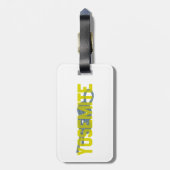 Yosemite, figuur 8, klimming bagagelabel (Achterkant verticaal)