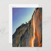 Yosemite Firefall Briefkaart (Voorkant / Achterkant)
