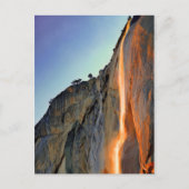 Yosemite Firefall Briefkaart (Voorkant)