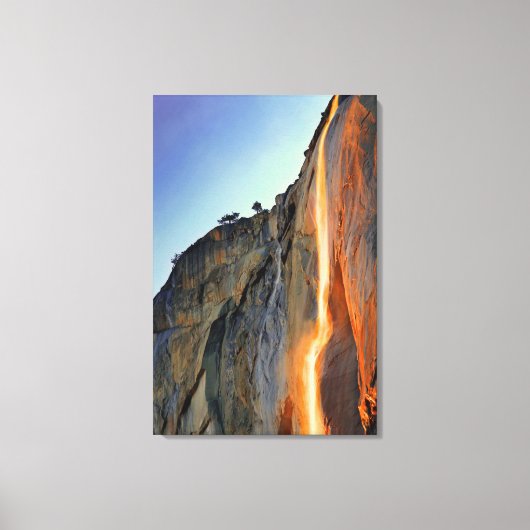 Yosemite Firefall Canvas Afdruk (Voorkant)