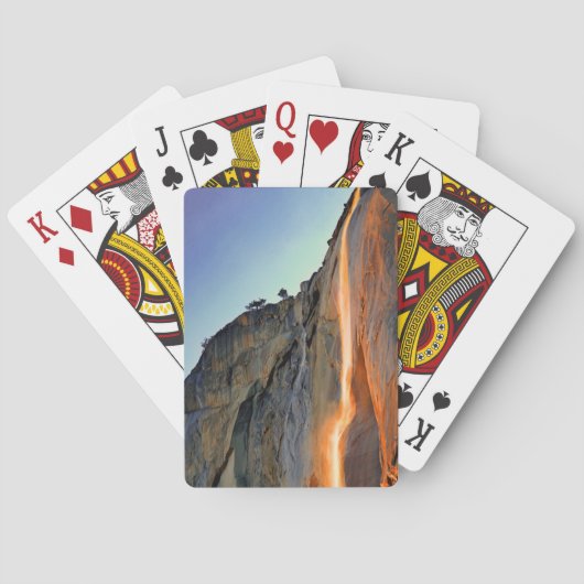 Yosemite Firefall Pokerkaarten (Achterkant)