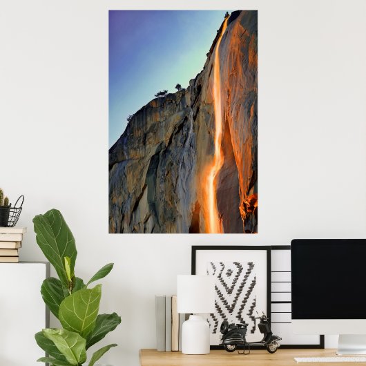 Yosemite Firefall Poster (Thuiskantoor)