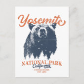 Yosemite Grizzly Beer, Californië Briefkaart (Voorkant)