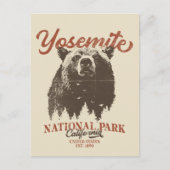Yosemite Grizzly Beer, Californië Briefkaart (Voorkant)