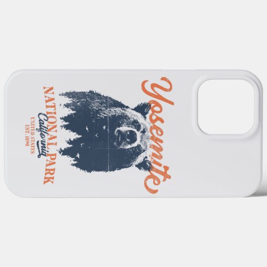 Yosemite Grizzly Beer, Californië Case-Mate iPhone Case (Achterkant (horizontaal))