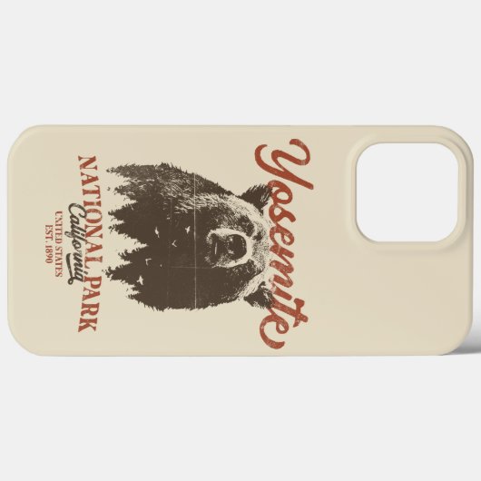 Yosemite Grizzly Beer, Californië Case-Mate iPhone Case (Achterkant (horizontaal))