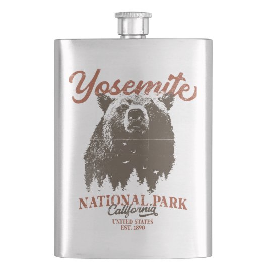 Yosemite Grizzly Beer, Californië Flacon (Voorkant)