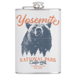 Yosemite Grizzly Beer, Californië Heupfles