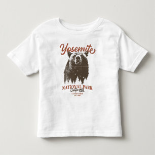 Yosemite Grizzly Beer, Californië Kinder Shirts